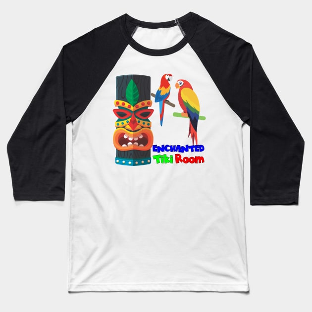 Enchanted Tiki Room Baseball T-Shirt by Cartel